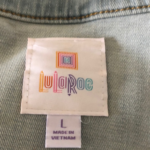 Lularoe Kenny denim jacket - Picture 9 of 11